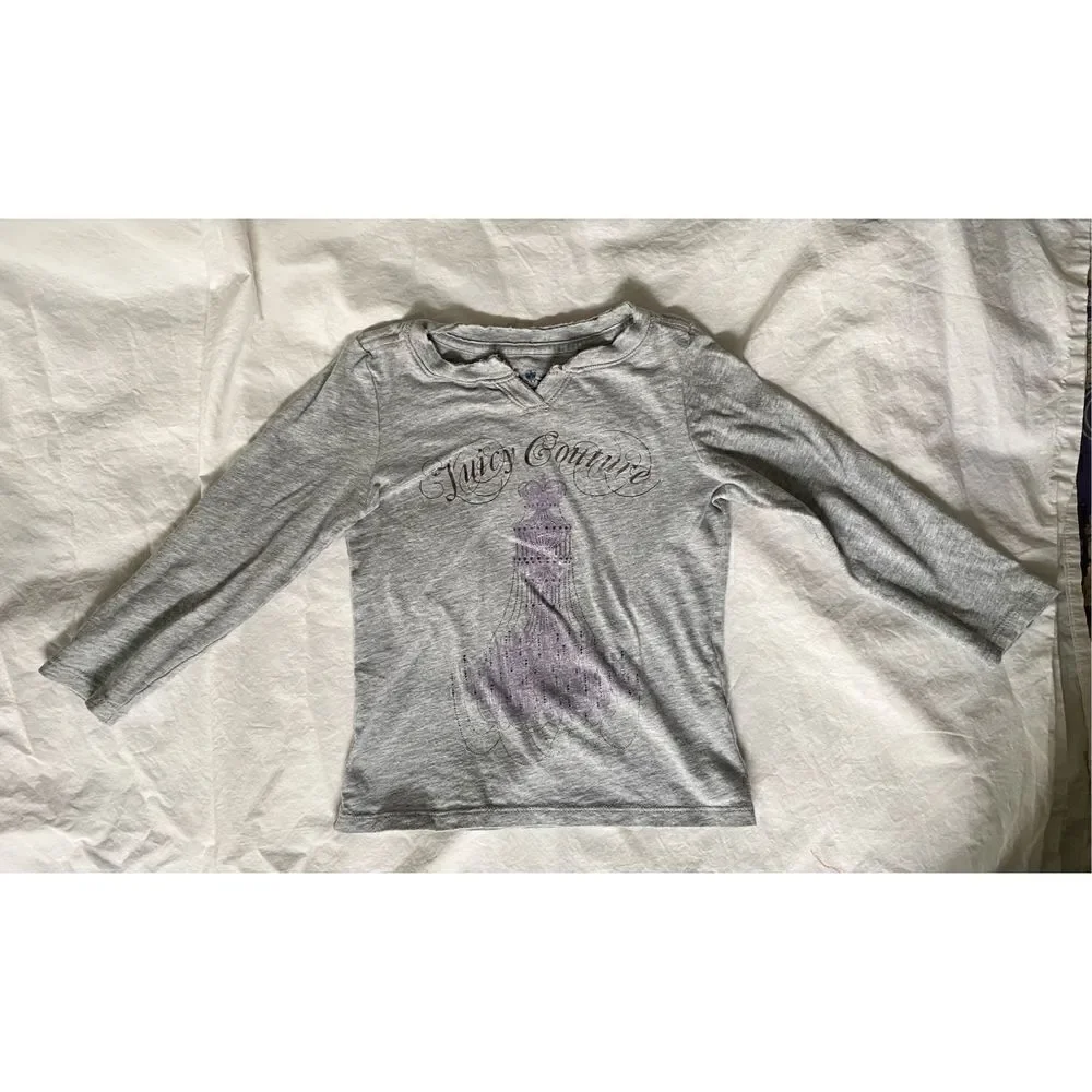 Juicy Couture Girl’s Long-sleeve T-shirt, Sz:4
